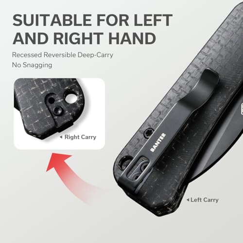 CIVIVI Small Wharncliffe Pocket Knife, Baby Banter EDC