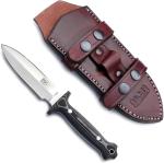 Handmade Tactical Knife with G10 Handle and D2 Tool Steel Blade for Hunting