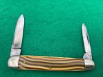 💯Vintage 1841-1948 W Bingham Co Cleveland Ohio two blade Equal End knife