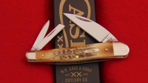 Case XX Pocket Knife 6.5 BONESTAG SEAHORSE WHITTLER Item #65347-6.5355WH SS - Length Closed: 4Inches