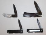 Vintage AL MAR Folding Knife SEKI-JAPAN! - 4 KNIFE LOT - DENALI MOTHER OF PEARL