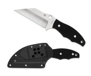 Spyderco Knives Ronin 2 Fixed Blade Knife Black G10 BD1 FB09GP2