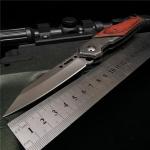 Folding pocket tactical knife survival hunting EDC tool knife with back clip