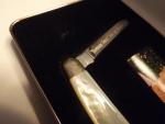 Vintage  2000 Hawbaker Special Muskrat Knife Mother of Pearl 303/500-NIB