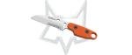 Fox Knives Compso Fixed Blade Knife Neck FX-303OR N690Co Stainless Orange G10