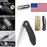Tactical Folding Knife with 3.35 Inch Blade Lightweight for Outdoor Adventures