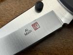 Vintage Al Mar 馬國森 Police Folding Knife Lockback Made In Seki Japan