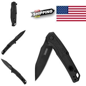 Folding Tactical Pocket Knife 2.75 Inch Black Blade Lightweight Everyday Carry