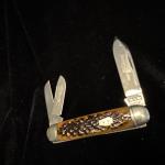 Vtg NIB Schatt & Morgan Silver Keystone Series XIII #043299 Knife