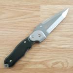Linton Cutlery Large Tactical Folding Knife 4.5" Stainless Blade Micarta Handle