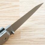 Linton Cutlery Large Tactical Folding Knife 4.5" Stainless Blade Micarta Handle