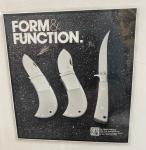 AL MAR KNIVES FRIDGE MAGNET. VINTAGE BULLDOG KNIFE CATALOG AD