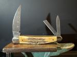 Vintage Case XX 5355 Stag Seahorse Whittler Damascus 2008 “Smoker” 🔥🔥🔥