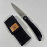 Vtg Al Mar Talon Knife Seki Japan Folding Lockback Spear Point Belt Sheath MINT