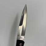 Vtg Al Mar Talon Knife Seki Japan Folding Lockback Spear Point Belt Sheath MINT