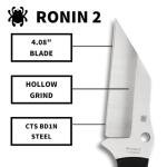 Spyderco Ronin 2 Fixed Blade Knife - PlainEdge