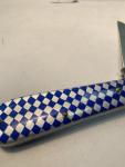 Vintage Winchester Trademark Blue Checkered Swayback Wharncliffe Knife NICE