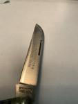 Vintage Winchester Trademark Blue Checkered Swayback Wharncliffe Knife NICE