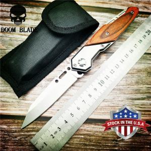 7.87" Military Tactical FIRE FIGHTER RESCUE SPRING ASSISTED Folding Pocket Knife