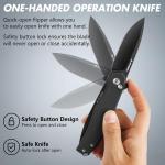 Tactical Folding Knife 4.5 Inch G10 Handle Strong D2 Steel Blade for Survival