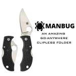 Spyderco Manbug Wharncliffe Lightweight VG-10 Knife