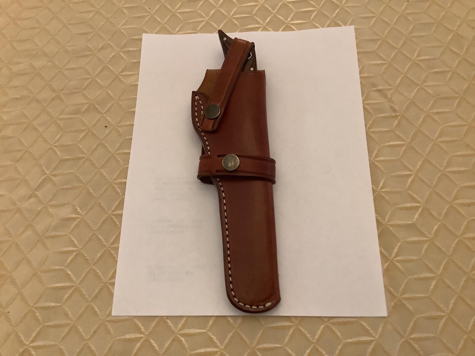 Vintage Al Mar Gunstock Fixed blade knife 8505 New