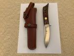 Vintage Al Mar Gunstock Fixed blade knife 8505 New