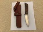 Vintage Al Mar Gunstock Fixed blade knife 8505 New