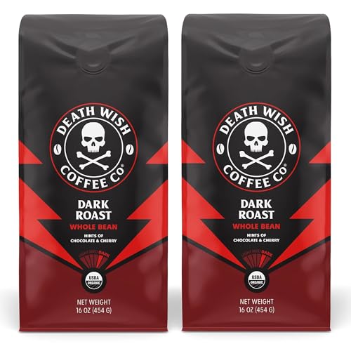 Death Wish Coffee Co. Dark Roast Whole Bean Coffee