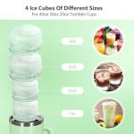 Silicone Ice Cube Tray for Tumblers - 2 Pack
