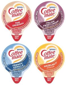 Nestle Coffee Mate Liquid Creamer Variety Pack 100 Count