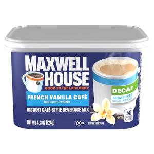 Maxwell House Decaf French Vanilla Instant Coffee Mix