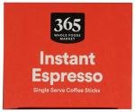 Instant Espresso Dark Roast Coffee Sticks, 25 Count