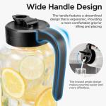 Airtight Mason Jar Pitcher for Cold Brew & More