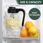 Airtight Mason Jar Pitcher for Cold Brew & More