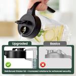 Airtight Mason Jar Pitcher for Cold Brew & More