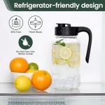 Airtight Mason Jar Pitcher for Cold Brew & More