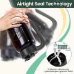 Airtight Mason Jar Pitcher for Cold Brew & More