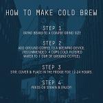 Stone Street Cold Brew Coffee, Strong & Smooth 1 LB