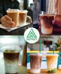 25 Pack Clear Plastic Cups with Sip Lids