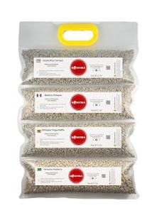 Roastika Green Coffee Bean Sampler Pack 4lb