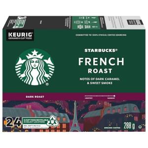 Starbucks French Roast Dark Roast K-Cup Pods