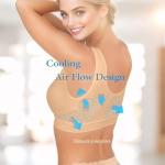 Plus Size Wireless Cooling Lift Sports Bra
