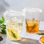 100 Pack 16 oz Clear Plastic Cups with Lids