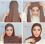 Instant Hijab Scarf with Inner Caps for Women