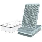 Mini Ice Cube Trays for Coffee and Drinks (2-Pack)
