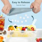 Mini Ice Cube Trays for Coffee and Drinks (2-Pack)
