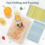 Mini Ice Cube Trays for Coffee and Drinks (2-Pack)