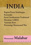 India Monsooned Malabar Unroasted Green Coffee Beans