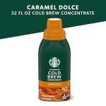 Starbucks Caramel Dolce Cold Brew Coffee Concentrate